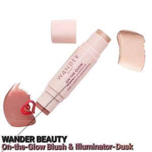 WANDER BEAUTY On-the-Glow Blush And Illuminator In Dusk